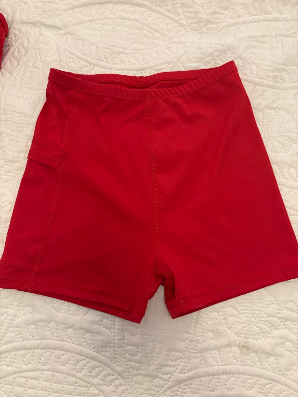 HDE Red Tennis Dress Shorts Set S Built In Bra Tenniscore Golf Activewear - Picture 7 of 10